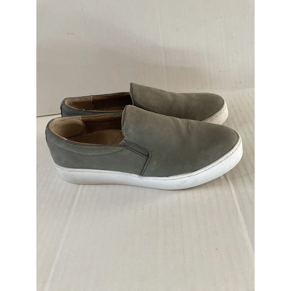 Vionic Shoes Slip On Loafer  Size 5 Casual‎ Sneakers Green Suede Leather